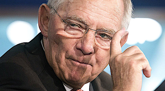 Click to enlarge German Finance Minister Schaeuble