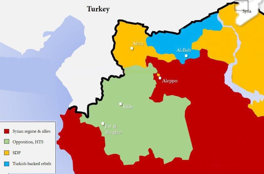 idlib map turkey