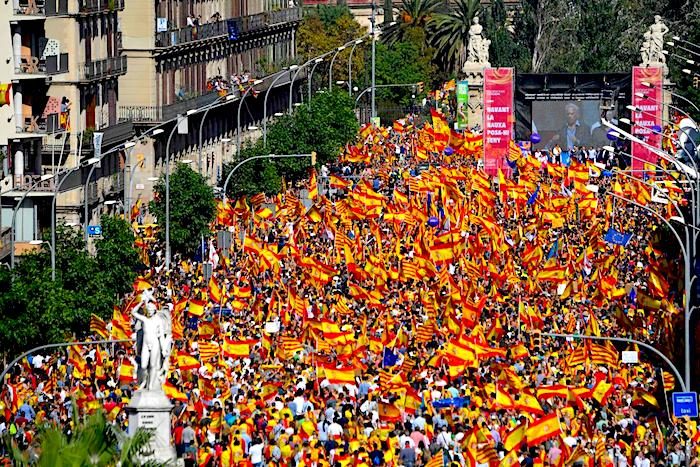 Barcelona rally