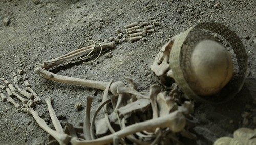 Adorned skeleton in Turkey