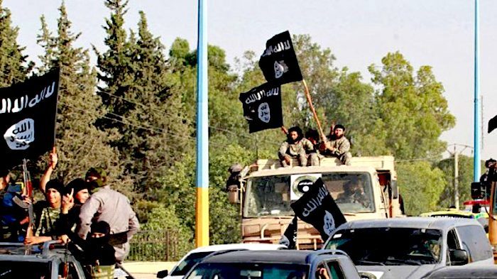 Click to enlarge ISIS trucks