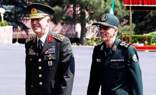 Click to enlarge Turkey Iran military meeting