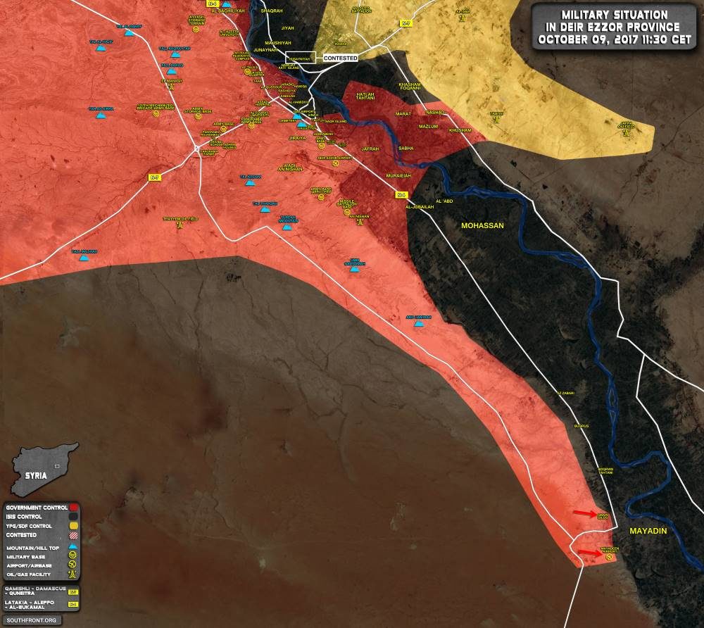 Click to enlarge Deir Ezzor Front Syria