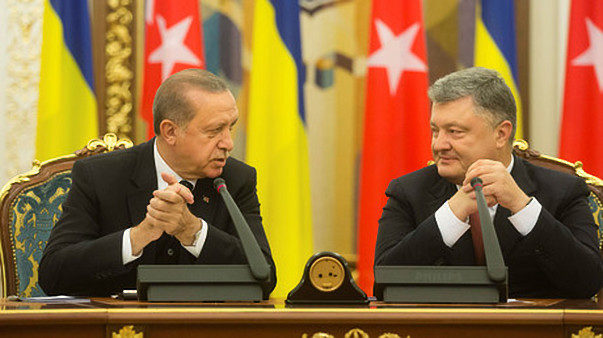 Recep Tayyip Erdogan and Petro Poroshenko