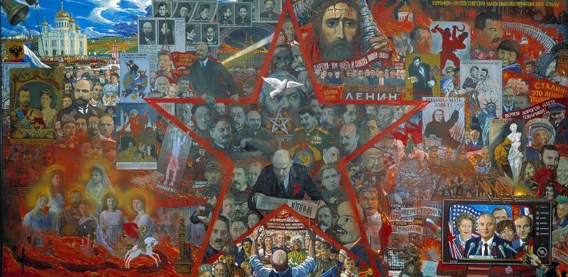 Click to enlarge Russian revolution 1917 graffiti