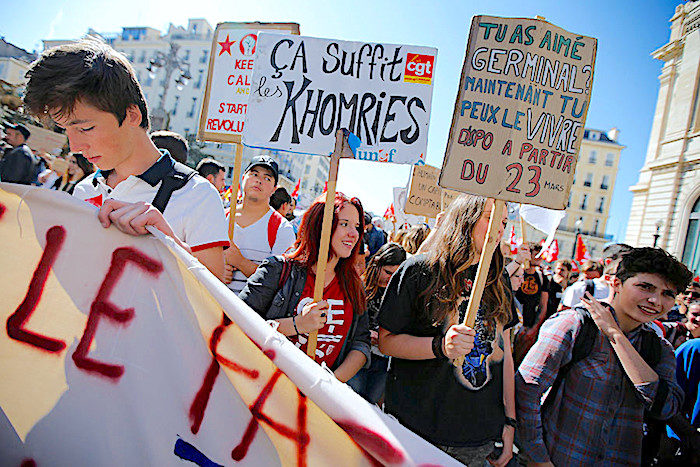Click to enlarge Marseille protest