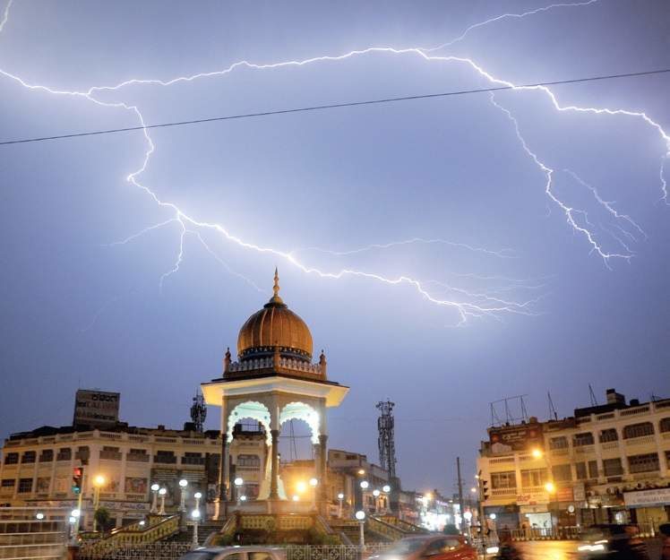 Lightning killed over 700 in seven years in Karnataka