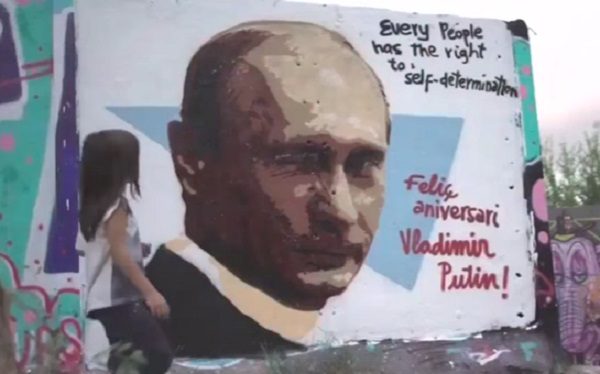 putin graffiti self determination