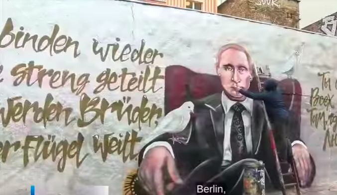 putin graffiti