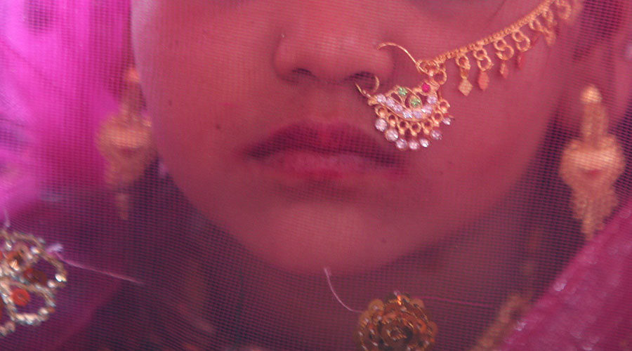 Click to enlarge India child bride