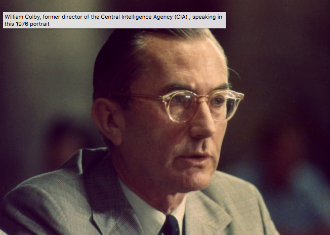 Click to enlarge William Colby