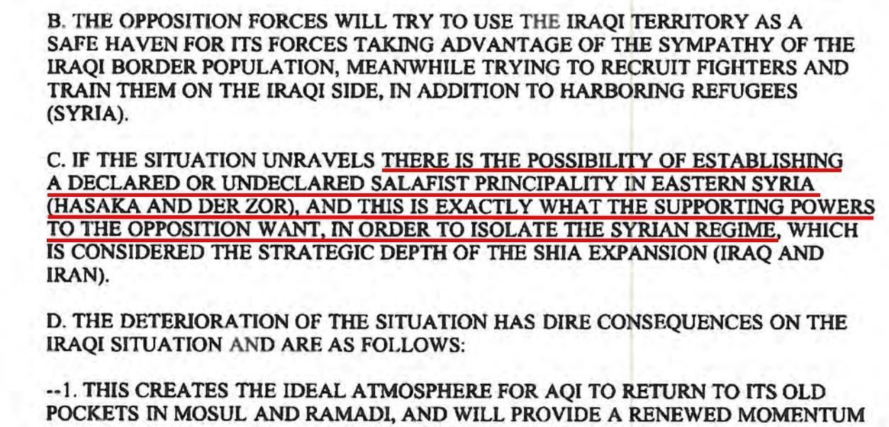 Click to enlarge US intent isolate Syrian government