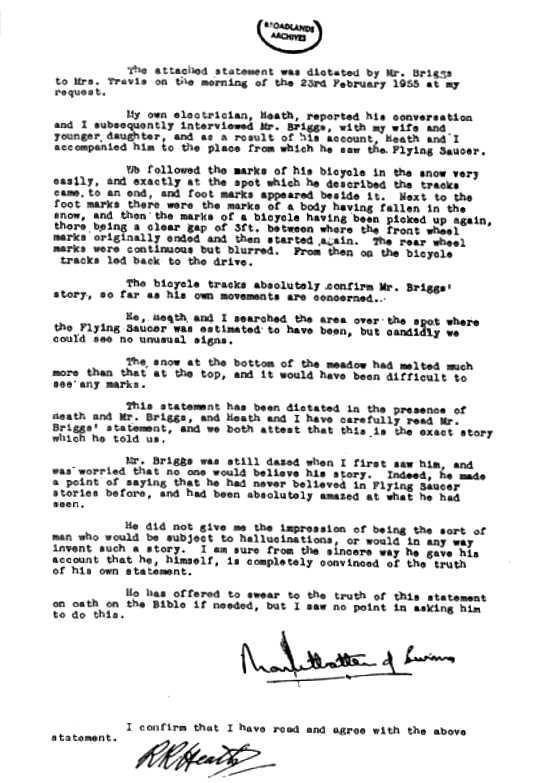 mountbatten ufo statement
