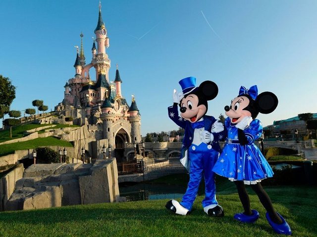 Mickey and Minnie Mouse