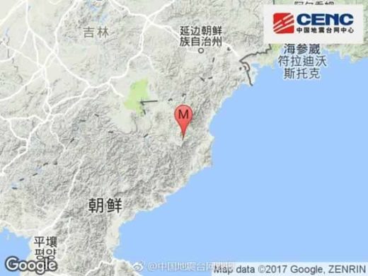 Click to enlarge Korea M2.9 earthquake