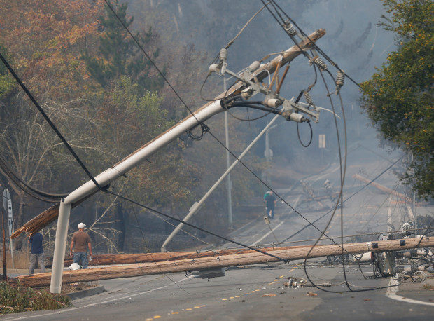 california power lines