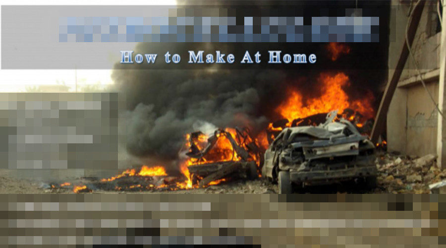 Click to enlarge online bomb-making instruction