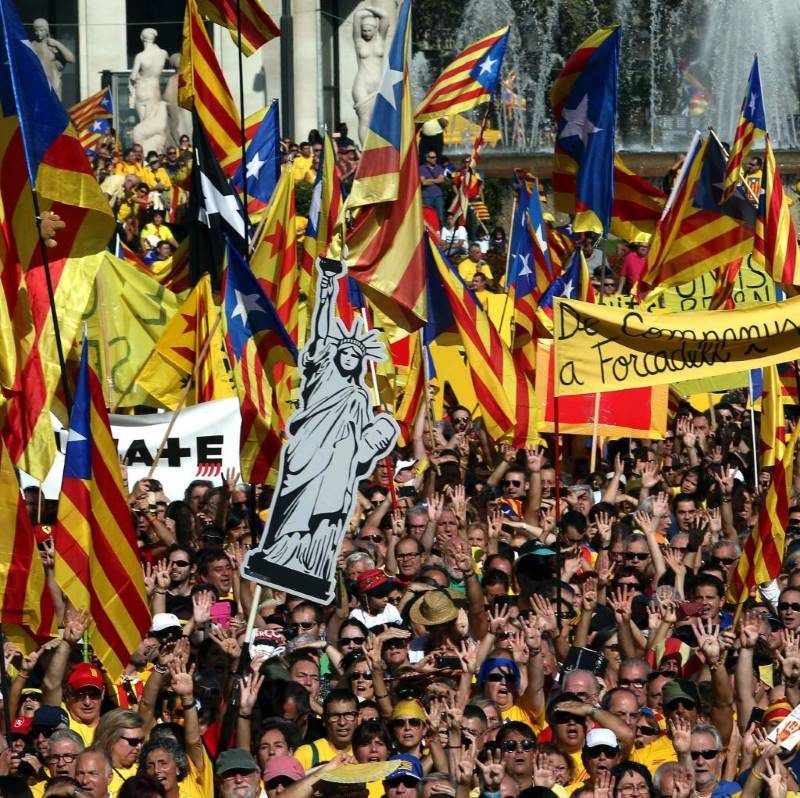catalonia Independence protest