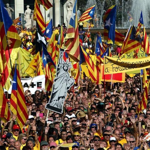 catalonia Independence protest