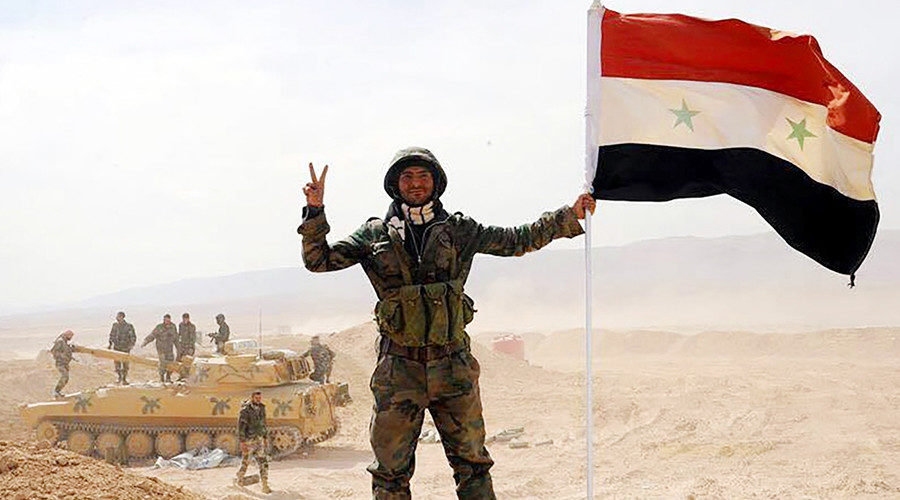 Click to enlarge Syrian army servicemen