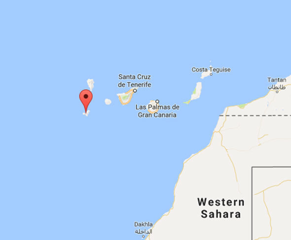 Click to enlarge map canary