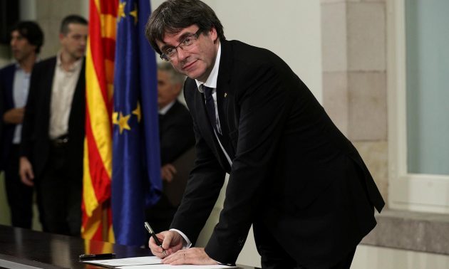 Spain Catalonia Puigdemont