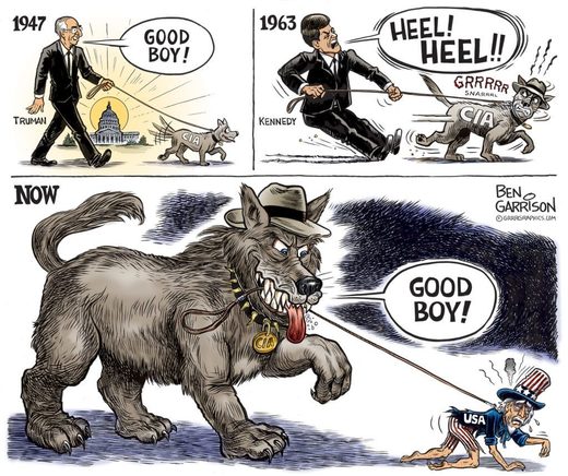 CIA dog cartoon