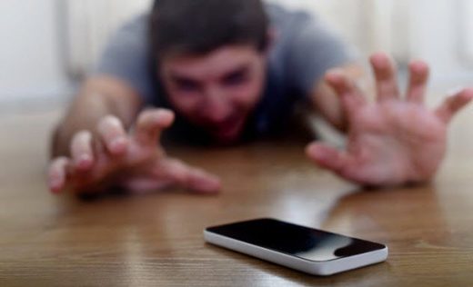 Click to enlarge phone addiction