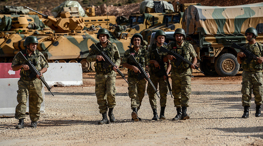Click to enlarge Turkish soldiers