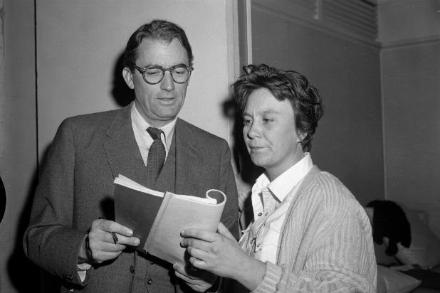 Gregory Peck and Harper Lee