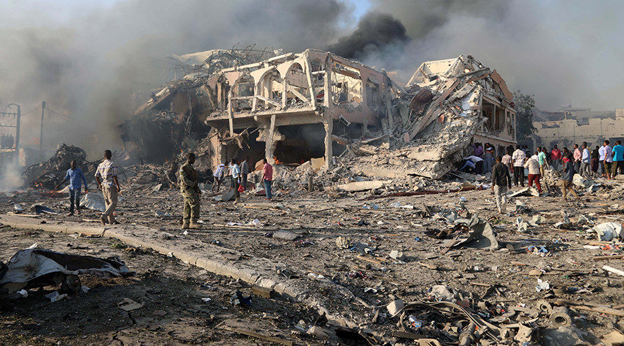 explosion in KM4 street in the Hodan district of Mogadishu