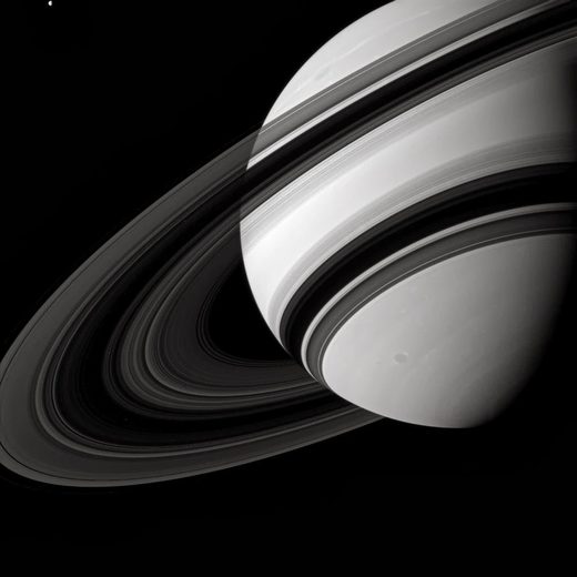 Click to enlarge Saturn rings