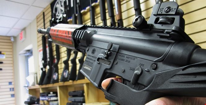 semi automatic weapon