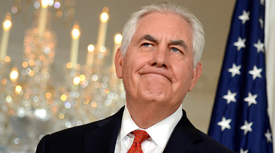 Click to enlarge US Secretary of State Rex Tillerson