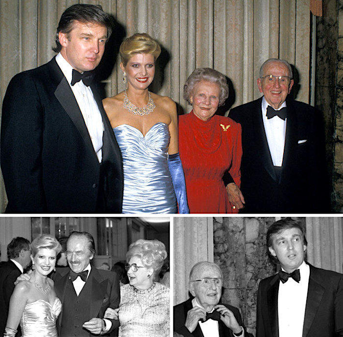 Click to enlarge Trump and Peale and Wives