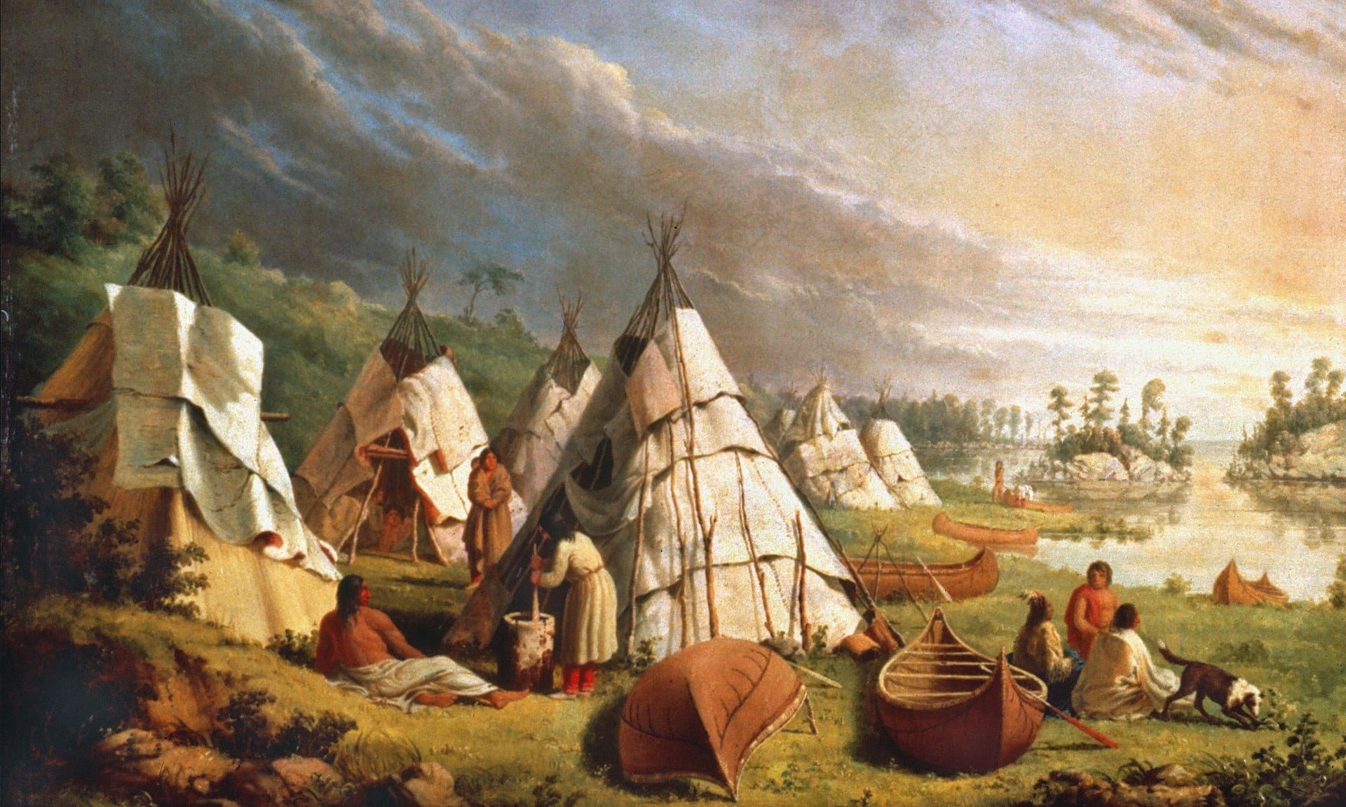Native Americans Lake Huron, Indigenous Canadians treaty Great Britain