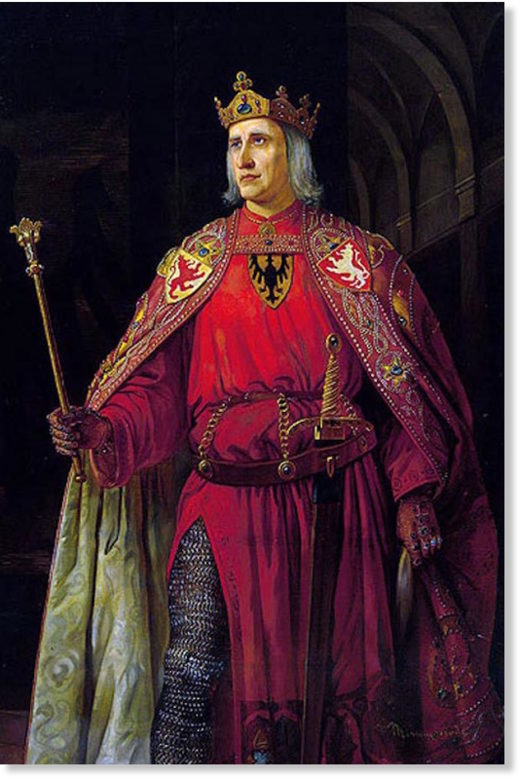 Click to enlarge Rudolph I of Habsburg.
