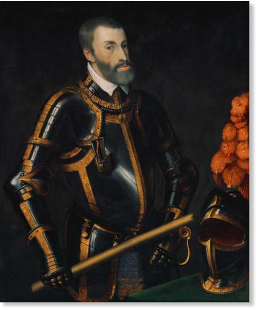 Click to enlarge Portrait of Charles V.