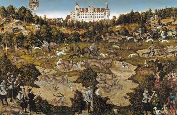 Click to enlarge Charles V at the Castle of Torgau