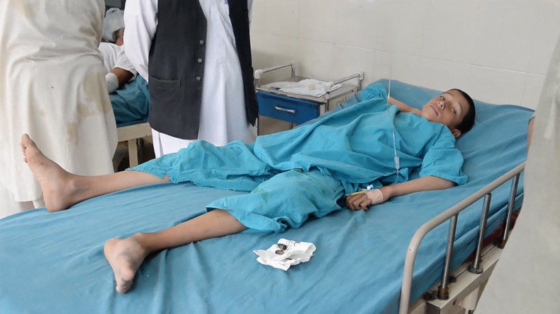Child in hospital