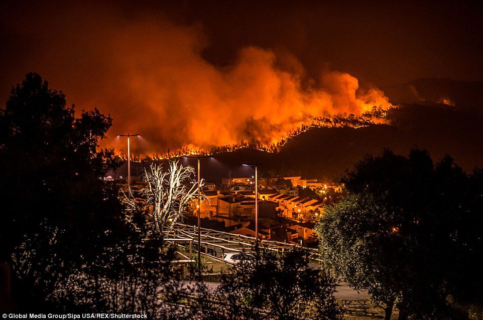 Click to enlarge portugal wildfire