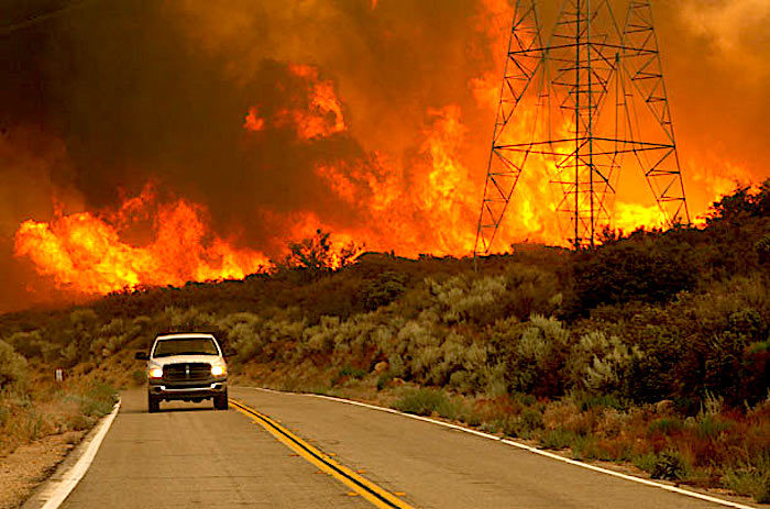 Click to enlarge fleeing fires