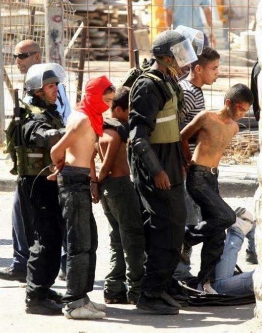 Israel arrest palestinian children