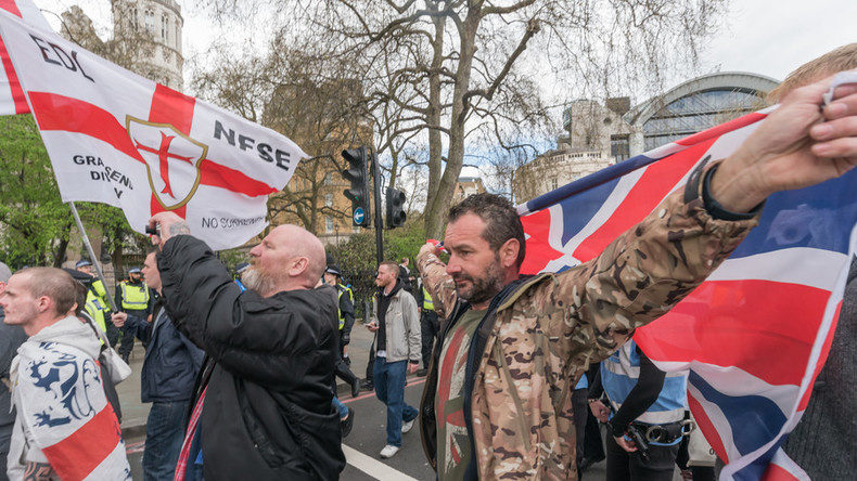 English Defence League marchers
