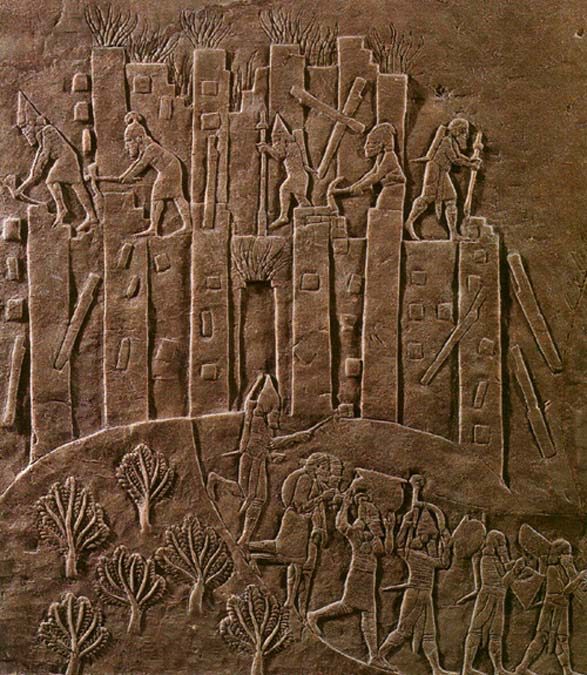 Assyrian Ashurbanipal campaign against Elam 647 BC