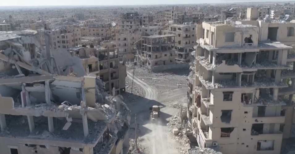Raqqa destroyed