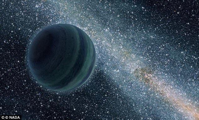 Click to enlarge Planet Nine (artist's impression)
