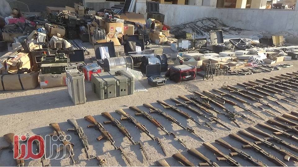 Weapons captured Al Mayadin