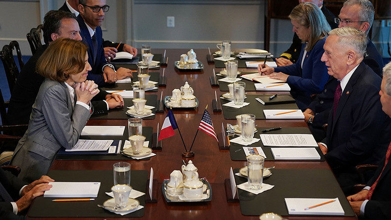 Click to enlarge France's Minister of the Armed Forces Florence Parly