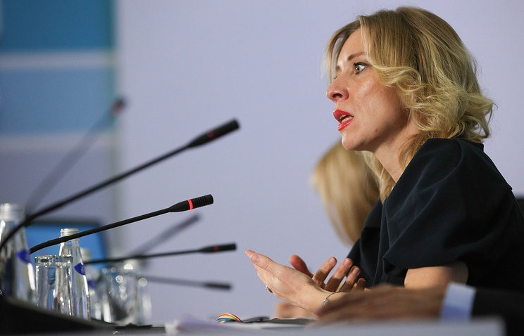 Russian Foreign Ministry Spokeswoman Maria Zakharova